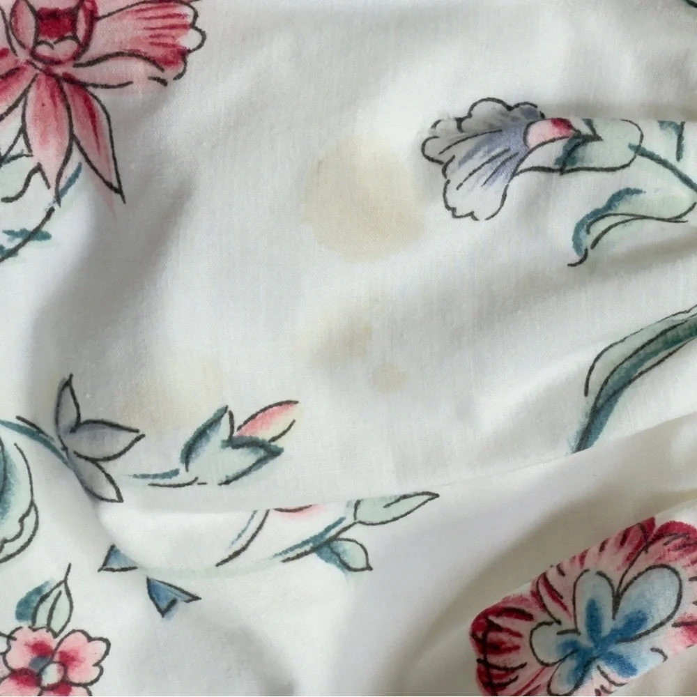 Vintage Laura Ashley Floral Bedskirt